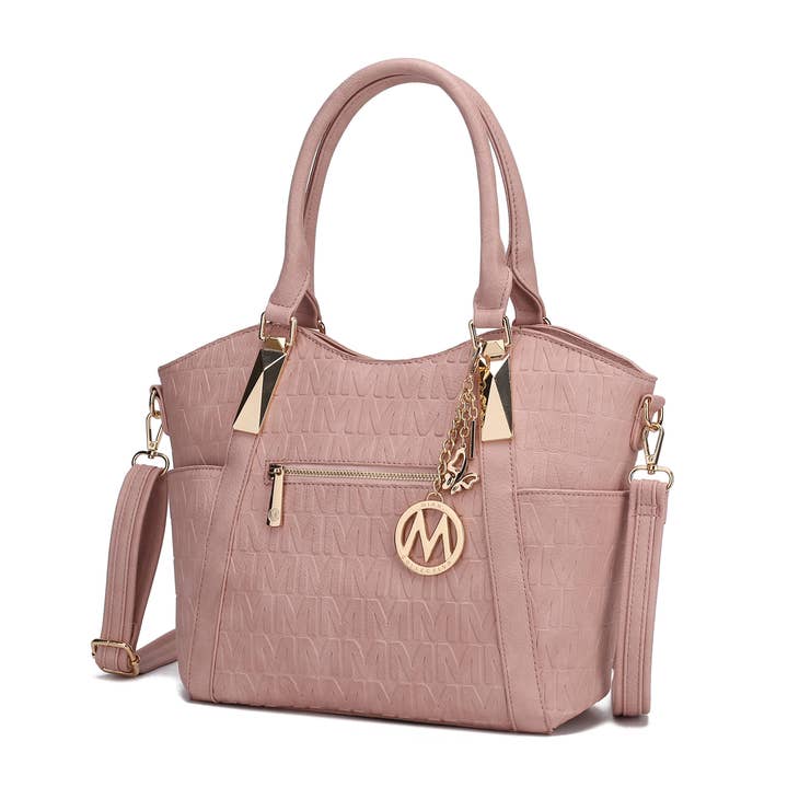 Lucy Tote Handbag Vegan Leather Crossover Women By Mia K.