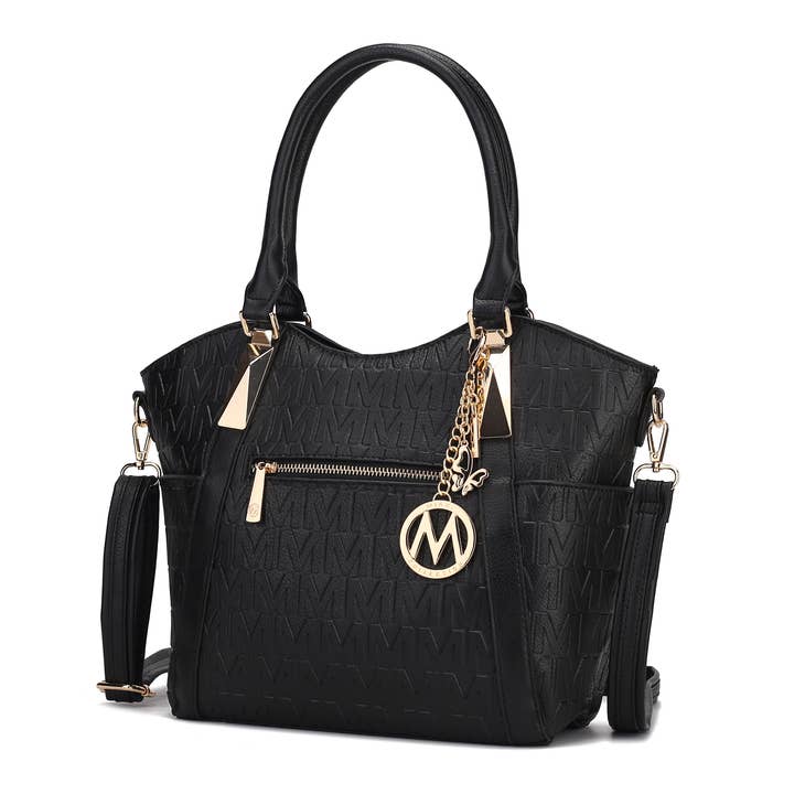 Lucy Tote Handbag Vegan Leather Crossover Women By Mia K.